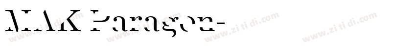 MAK Paragon字体转换
